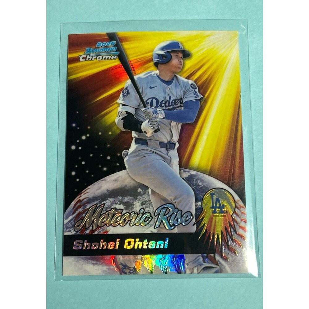 Shohei Ohtani,LA Dodgers 2025 Bowman Chrome- Meteoric Rise card# MR-12